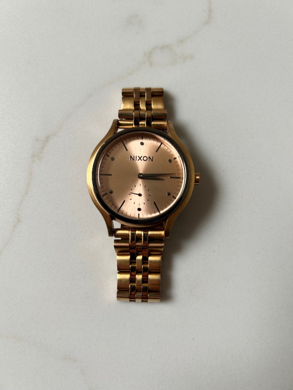 Nixon rose gold watch - The Sala